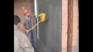 MORTAR SPRAYING