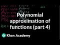 Polynomial approximation of functions (part 4)