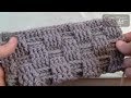 How To Crochet A Basket Weave Stitch - RH