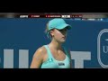 Hantuchova vs Cornet New Haven 2008 end of the match