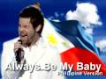 Always be My Baby PINOY VERSION Ikaw Lang ang Iibigin - Lamberto Lambert Reyes ASAP 09