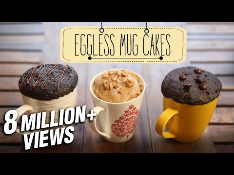 How To Make Eggless Mug Cakes | 2 Minute Microwave Mug Cakes | Beat Batter Bake With Priyanka