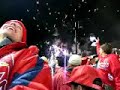Left Field Bleachers celebrate the new World Champs!