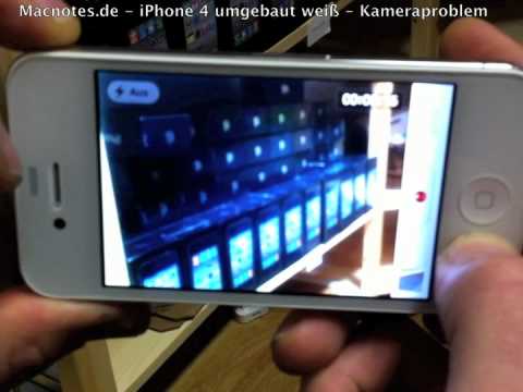 0 El problema del iPhone 4 blanco en Video