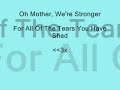 Christina Aguilera - Oh Mother (With Lyrics)