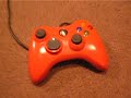 this is a painted orange xbox 360 controller. 

here is what i am selling one ebay:  http://search.ebay.com/_w0qqsasszlightningfire9000