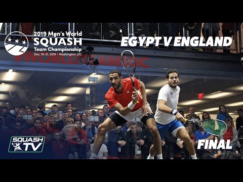 Squash: Egypt v England - WSF Men's World Team Champs 2019 - Final Highlights