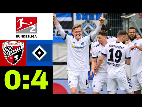 FC Fussball Club 04 Ingolstadt 0-4 Hamburger SV Sp...