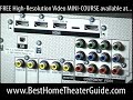 Receivers Rear Panel Home Theater Help Advice Tutorial