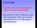 Tibolone e TOS associati a rischio di tumore dell'endometrio Tibolone
