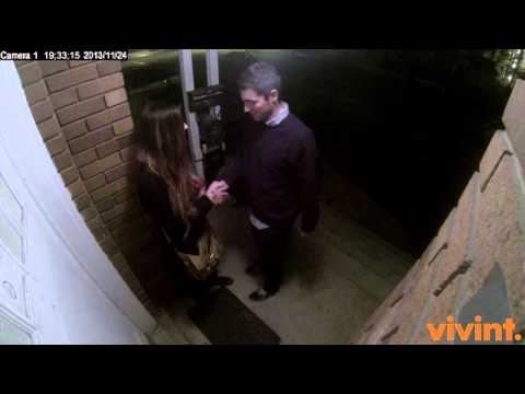 Girl Friend-Zones Guy Caught by Security Camera