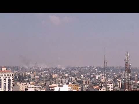latest - http://www.democracynow.org - In breaking news from the Gaza Strip, at least five people were killed today and dozens wounded when the Israeli military shelled the al-Aqsa Hospital. It is at...