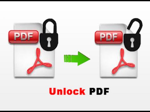 how to remove security from a pdf