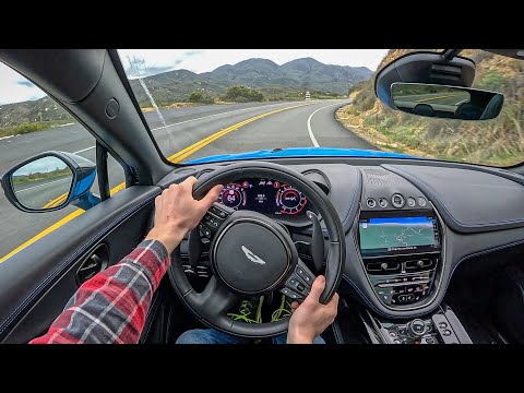 2024 Aston Martin DBX707 - POV Canyon Blast (Binaural Audio)