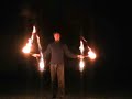 Xmas Fire Spin (first time with doubles) Xmas Fire Spin (first time with doubles)