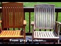 Teak Ipe Mahogany  Furniture Pressure Washing Sealing