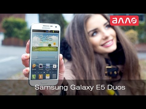 Обзор Samsung Galaxy E5 SM-E500H/DS (3G, white)