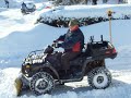 polaris 500 efi x2 plow #2