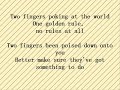 The Flys - Love and a Molotov Cocktail (With lyrics)