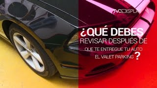 Tips de seguridad con los Valet parking (TD) Tips de seguridad con los Valet parking (TD)