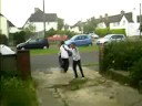 tom getting wet