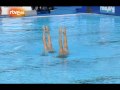 Mengual y Fuentes, plata en dúo técnico de natación sincronizada