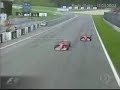 Rubens Barrichello deixa Michael Schumacher passar