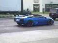 Sexy Blue Lamborghini Murcielago Convertible