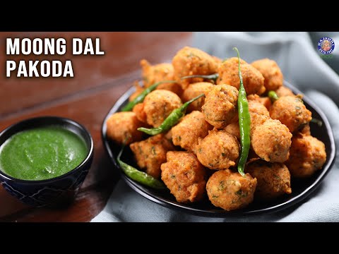 Moong Dal Pakoda Recipe | No Besan Pakoda | Serve with Green Chutney | Snacks For Rainy Evening