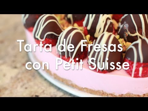 Tarta de Fresas con Petit Suisse - Recetas de Tartas