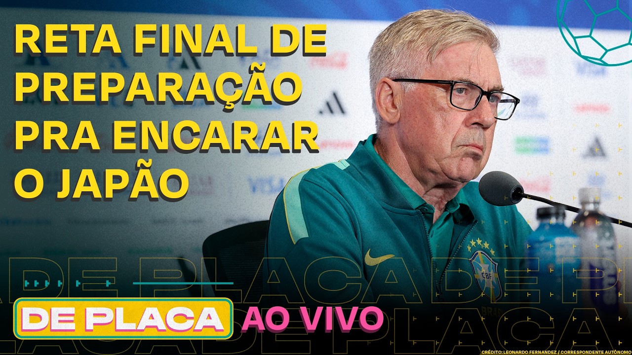 TREINO AO VIVO DA SELEÇÃO; URUGUAI ELIMINADO; MESSI COMEÇA NO BANCO | De Placa 27/06/26