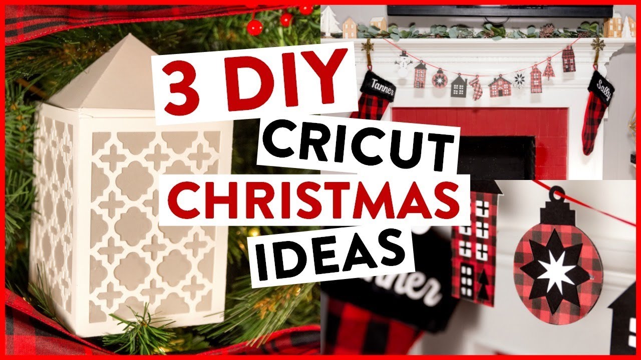DIY CRICUT CHRISTMAS 3 DIY CRICUT CHRISTMAS IDEAS Makers Gonna Learn