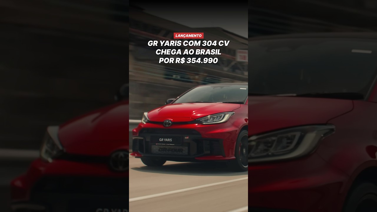 GR Yaris com 304 cv chega ao Brasil por R$ 354.990