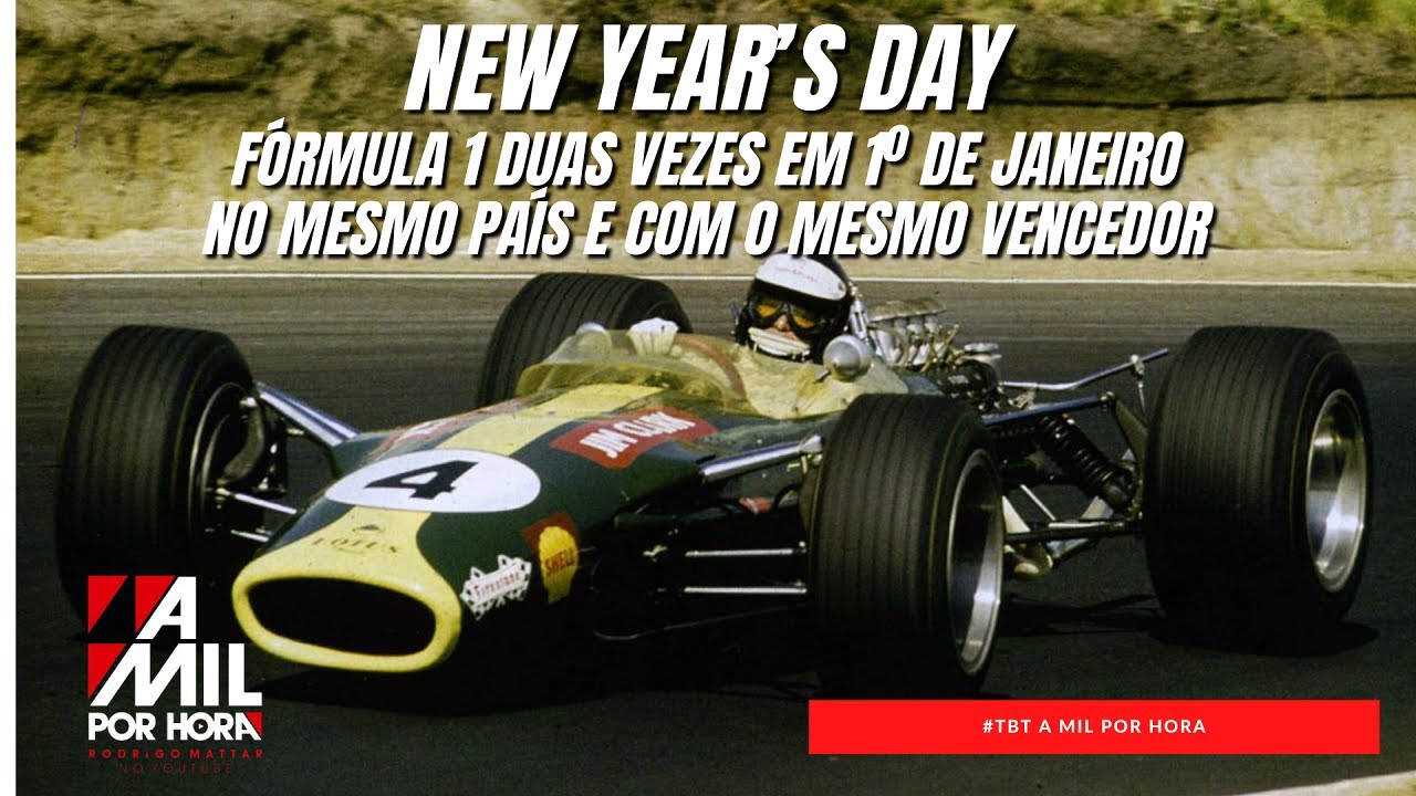 #TBT A MIL POR HORA 238 | FÓRMULA 1 NO ANO NOVO? EM 1º DE JANEIRO? POIS É... ACONTECEU E DUAS VEZES!