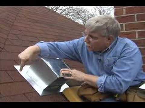 how to install roof vent for bathroom fan