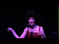 jill tracy performs live at portland's crystal ballroom
during convergence 13. the song 