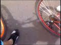 Derrapagem de bike 75km/h Derrapagem de bike 75km/h