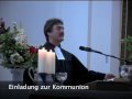 Friedrichshain: Liturgie Heiliges Abendmahl vor der evangelischen Bischofswahl in Berlin