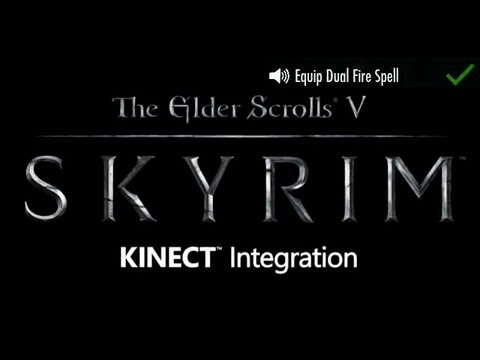 how to use kinect with skyrim