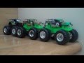 Monster Jam truck collection 2010