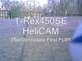 T-Rex first flip with HeliCAM