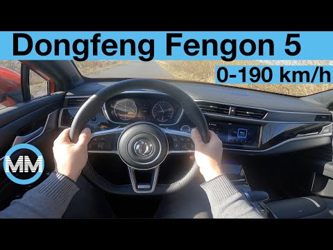Dongfeng Fengon 5 (101 kW) POV Test Drive + Acceleration 0-190 km/h