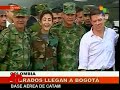 Raw Video: Hostages Freed in Colombia