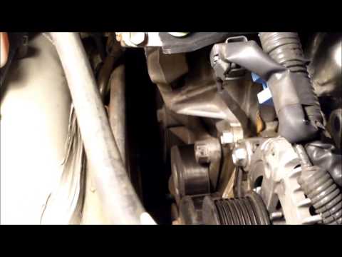 DIY How to install replace the drive belt tensioner 2004 Toyota Camry