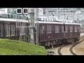 【阪急電鉄】8000系8041F+8042Fおもしろ車庫探検イベント列車@池田駅(折り返し線→1号線→宝塚方面)