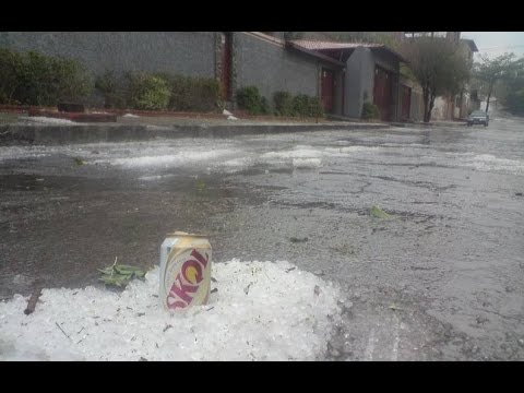 CHUVA DE GRANIZO EM BORRAZÓPOLIS 