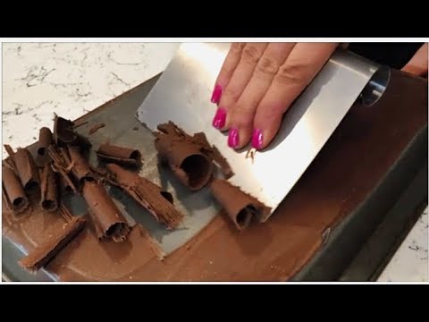 video-linktoworks-How to make chocolate curls- Chocolate Shavings- Step...