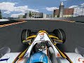 Valencia Street Circuit practice - rFactor