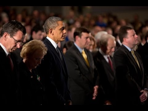 President Obama in Newtown, Connecticut