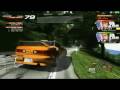 【Initial D5・HD】AE86T vs DC2 - 長尾上り(Nagao UH)